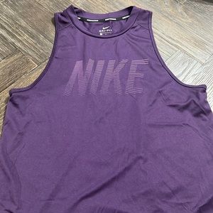 Nike eggplant purple tank top